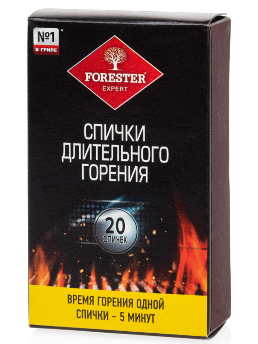 Спички длительного горения Forester, 20шт