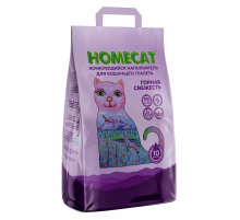 Наполнитель Homecat Горная свежесть комкующийся, 10л