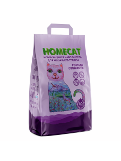 Наполнитель Homecat Горная свежесть комкующийся, 10л