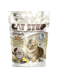 Наполнитель Cat Step Tofu ваниль, 6л