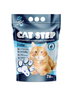 Наполнитель для кошачьего туалета Cat Step впитывающий силикагелевый, 7.6л