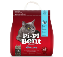 Наполнитель Pi-Pi Bent Classic комкующийся, 5кг
