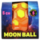 Мяч 1Toy Moon Ball пятиугольник, 5см