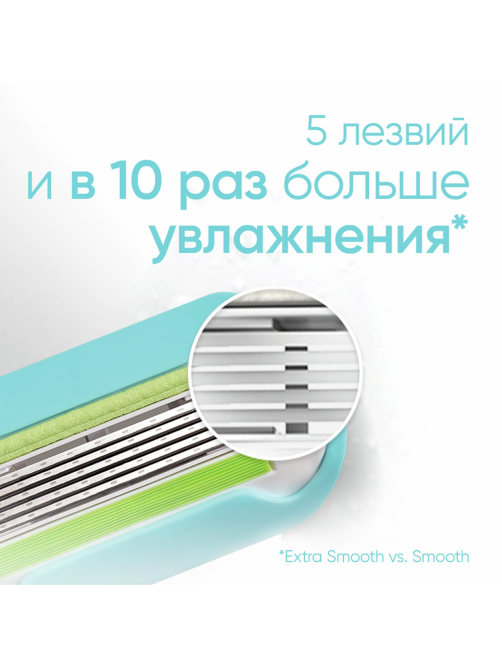 Кассета для бритвенного станка Gillette Venus Embrace, 4шт