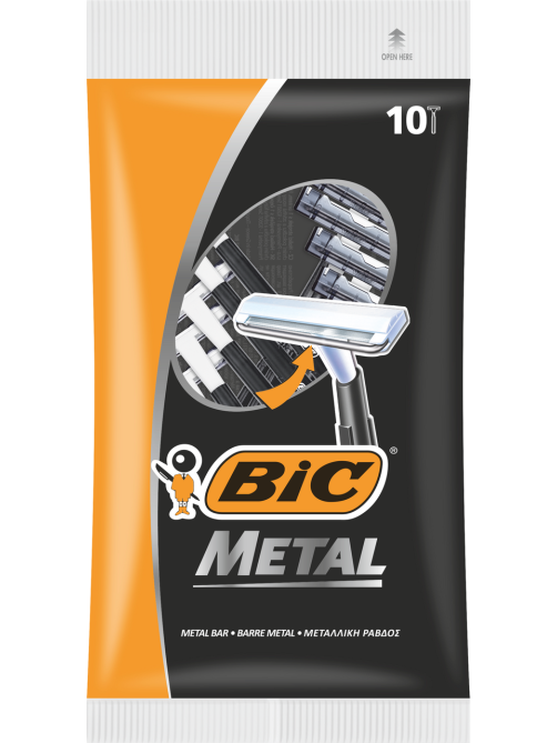 Бритва одноразовая мужская BIC Металл, 10шт