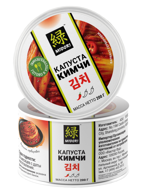 Капуста Midori Кимчи, 200г