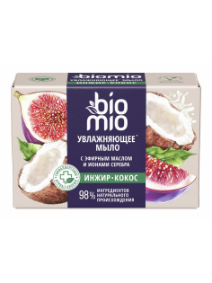 Мыло туалетное BioMio Vegan Soap Экстракт инжира и баттер кокоса, 90г