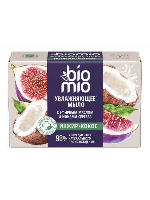 Мыло туалетное BioMio Vegan Soap Экстракт инжира и баттер кокоса, 90г