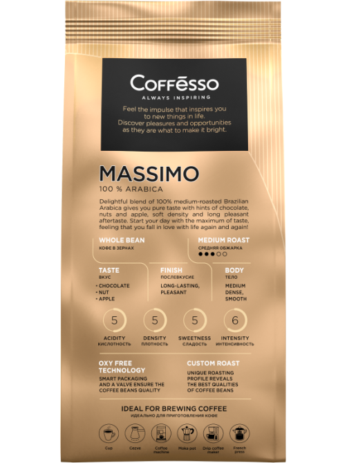 Кофе Coffesso Massimo молотый, 250г