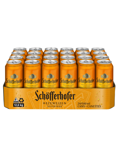 Пиво Schofferhofer Hefeweizen Эль светлое, 0.5л х 24 шт