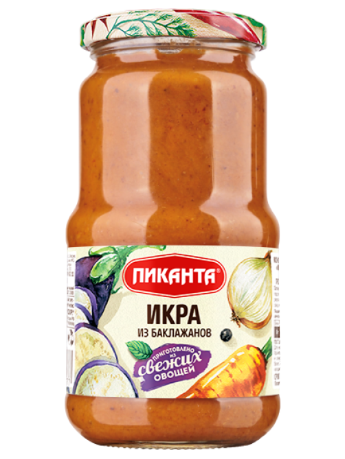Икра из баклажанов Пиканта, 450г