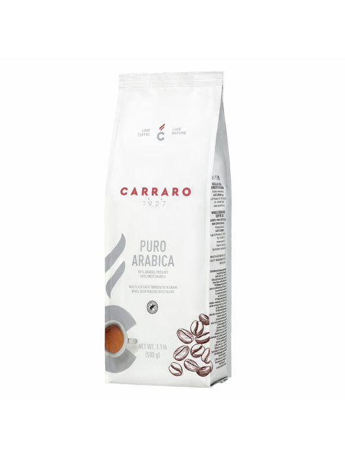 Кофе Carraro Arabica 100% в зернах, 500г