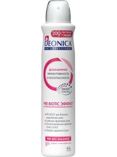 Дезодорант-антиперспирант-спрей Deonica Pre-Biotic Эффект, 200мл