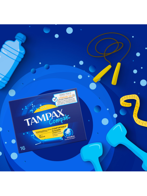 Тампоны Tampax Compak Regular, 16шт