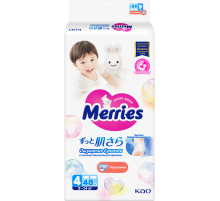 Подгузники Merries для детей 9-14кг размер L, 48шт
