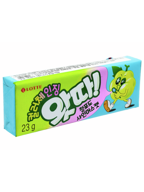 Жевательная резинка Lotte Whatta Green Grape, 23г x 16 шт