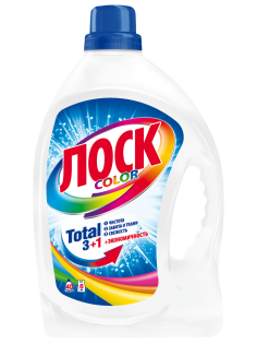 Гель для стирки Лоск Color 40 стирок, 2.6л