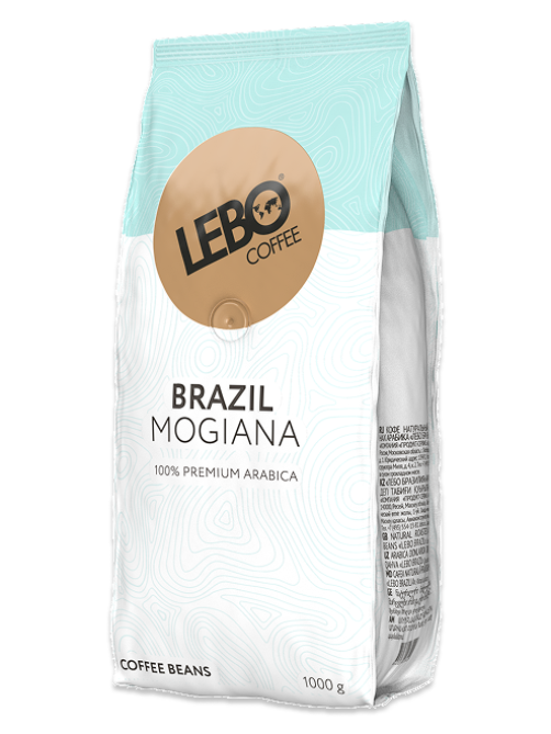 Кофе Lebo Brazil Mogiana зерновой, 1кг