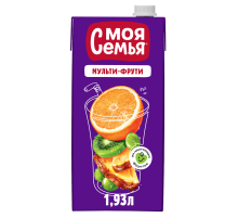 Напиток сокосодержащий Моя семья Мульти-фрутти, 1.93л