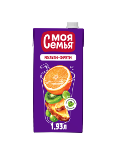 Напиток сокосодержащий Моя семья Мульти-фрутти, 1.93л