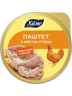 Паштет Хаме с мясом птицы, 75г