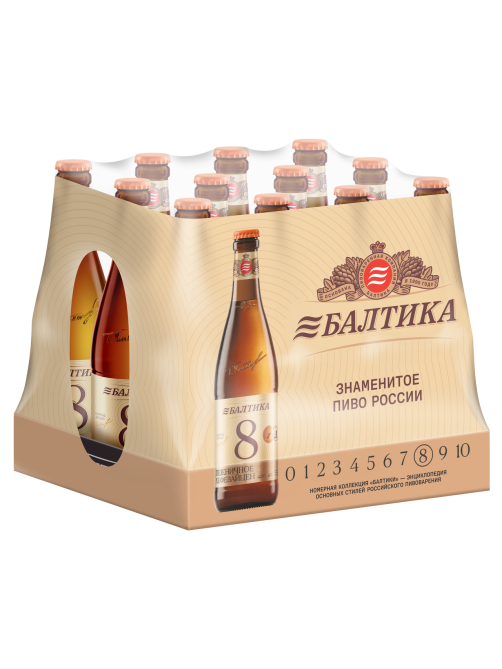 Пиво Балтика №8 Пшеничное, 0.5л