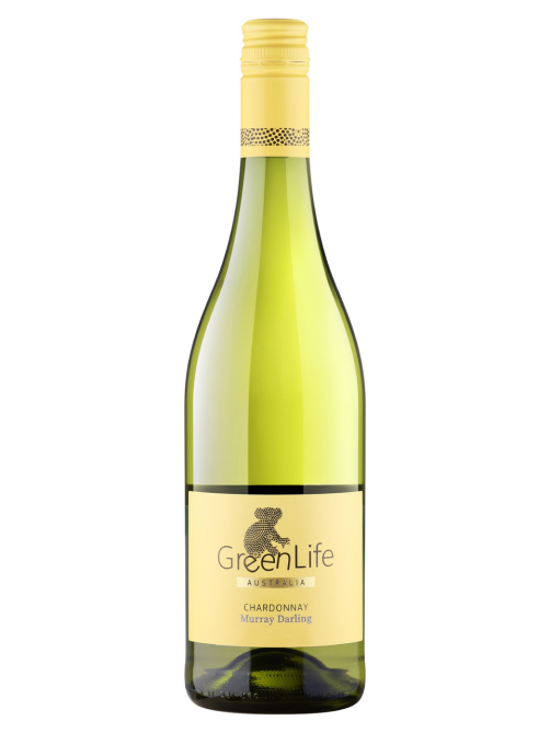 Вино GreenLife Chardonnay Murray Darling белое полусухое, 0.75л