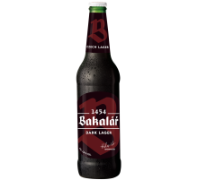 Пиво Bakalar Dark Beer фильтрованное темное, 0.5л