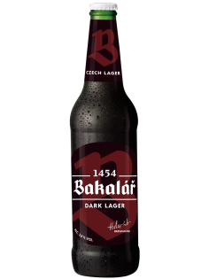 Пиво Bakalar Dark Beer фильтрованное темное, 0.5л