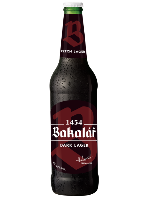 Пиво Bakalar Dark Beer фильтрованное темное, 0.5л