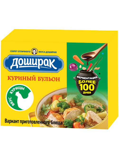 Бульон Доширак куриный, 10г x 48 шт