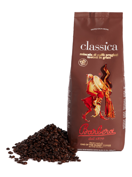 Кофе Barbera Classica в зернах, 1кг