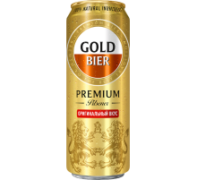 Пиво Gold Bier Premium Pilsener, 0.43л