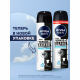Антиперспирант-спрей Nivea Men Черное и белое Невидимый Fresh антибактериальный эффект, 150мл