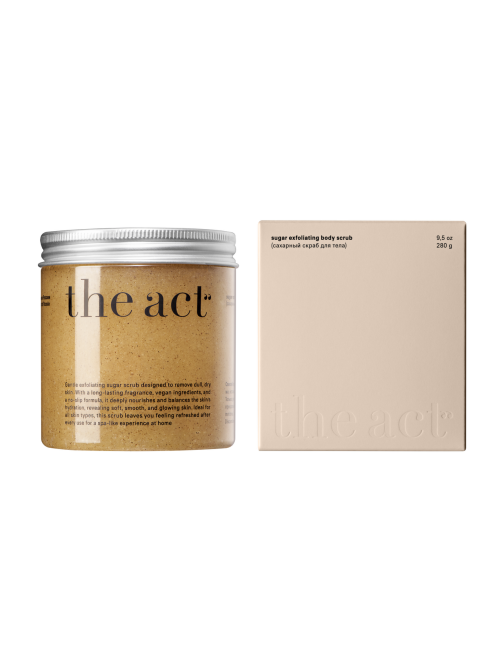 Скраб для тела The Act Кокосовое печенье сахарный, 280г