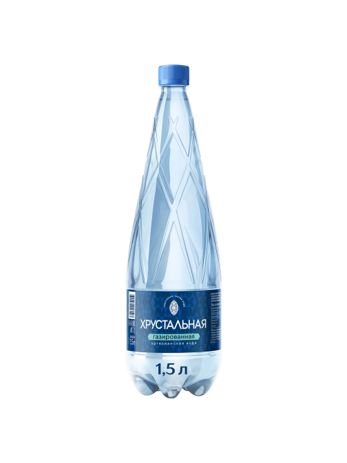 Вода Хрустальная газированная, 1.5л x 6 шт