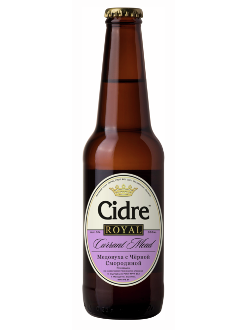 Медовуха Cidre Royal черная смородина, 0.33л