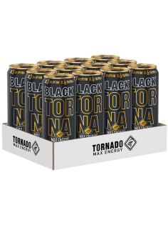 Напиток энергетический Tornado Max Energy Black, 450мл x 12 шт