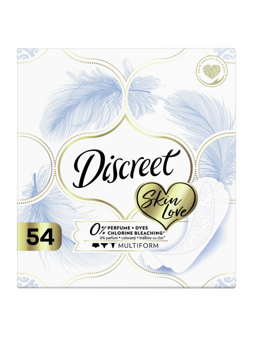 Прокладки ежедневные Discreet Skin Love Multiform Trio, 54шт