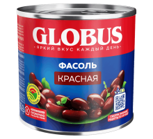 Фасоль Globus красная, 425мл