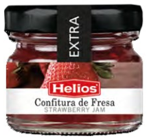 Конфитюр Helios из клубники (28г x 24шт), 672г