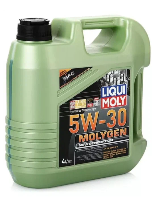 Масло моторное Liqui Moly Molygen 5W-30 с присадками, 4л