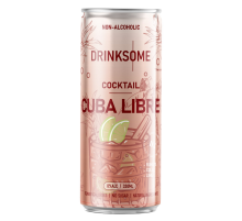 Напиток безалкогольный Drinksome Cocktail Cuba Libre Коктейль Куба Либре газированный, 330мл
