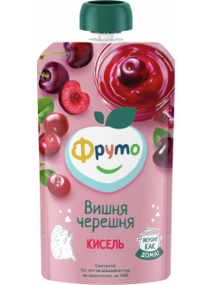 Кисель детский Фруто Вишня и черешня с 12 месяцев, 130г