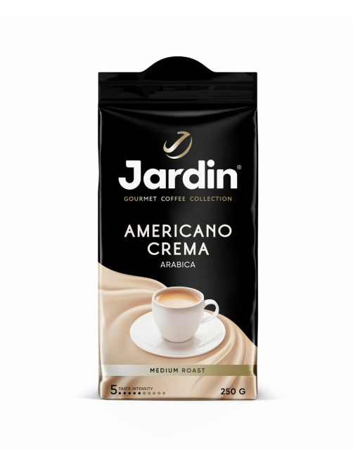Кофе Jardin Americano Crema натуральный жареный молотый, 250г