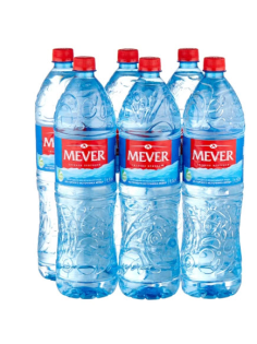 Вода Mever природная минеральная негазированная, 1.5л x 6 шт