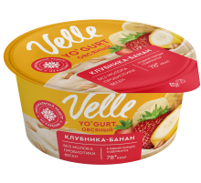 Продукт овсяный Velle клубника-банан, 130г