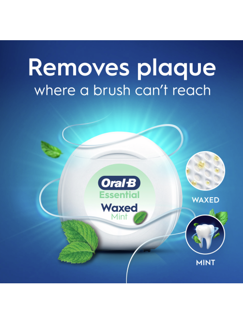 Зубная нить Oral-B Essential Floss мята, 50м