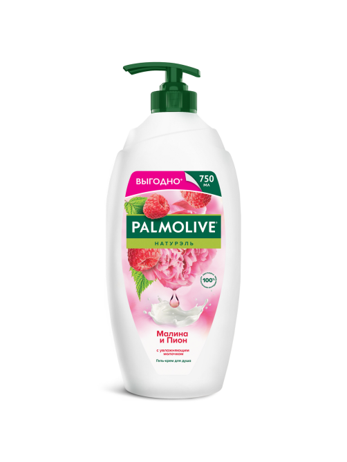 Крем-гель для душа Palmolive Натурэль с малиной и пионом, 750мл