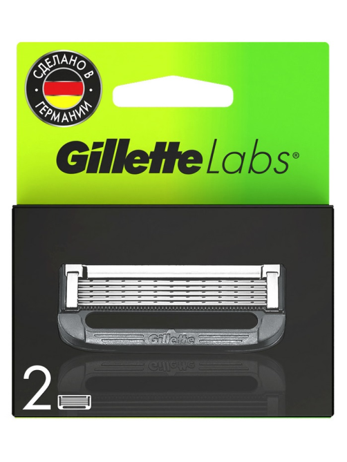Кассеты сменные Gillette Labs 5 лезвий, 2шт